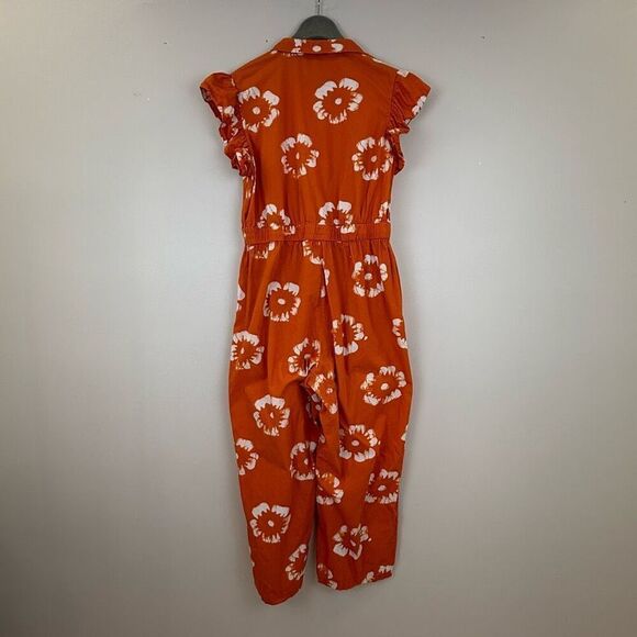 Busayo x RTR Orange Ruffle Jumpsuit 💙 - Picture 8 of 10